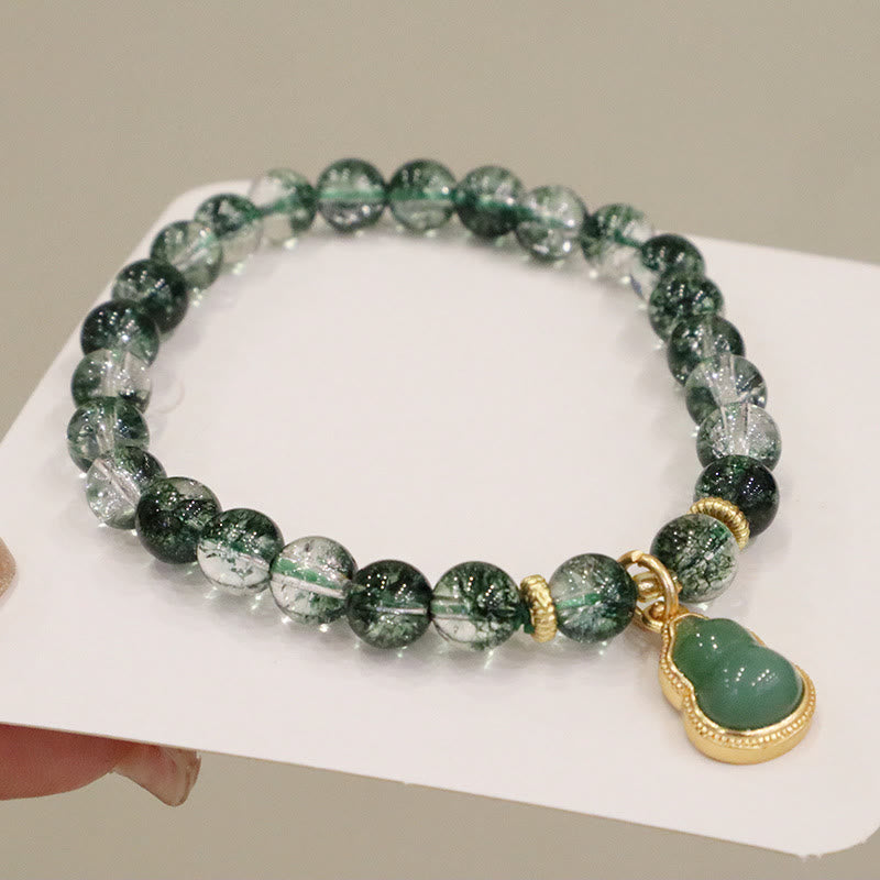 6,5 mm grünes Phantom Confidence Spirituelles Armband