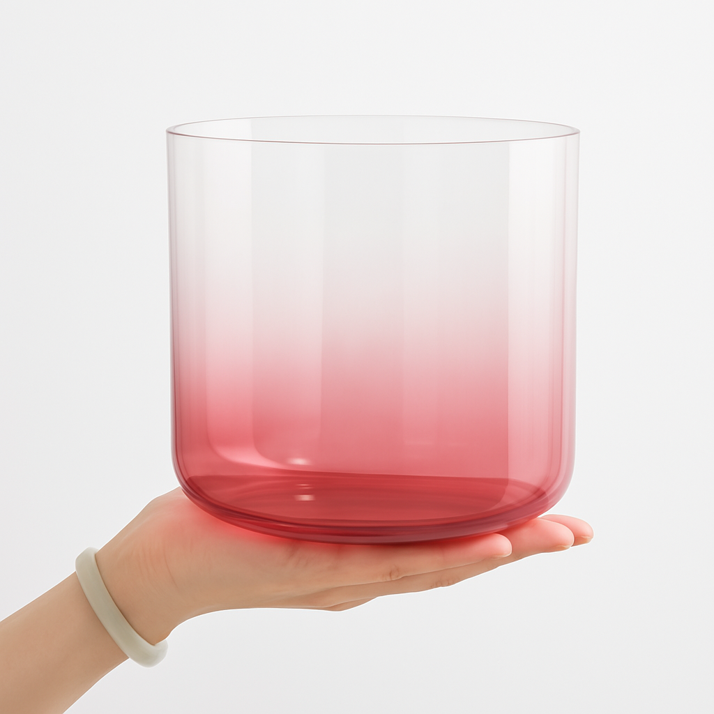 6–7 Zoll große Kristallklangschale zur Meditation