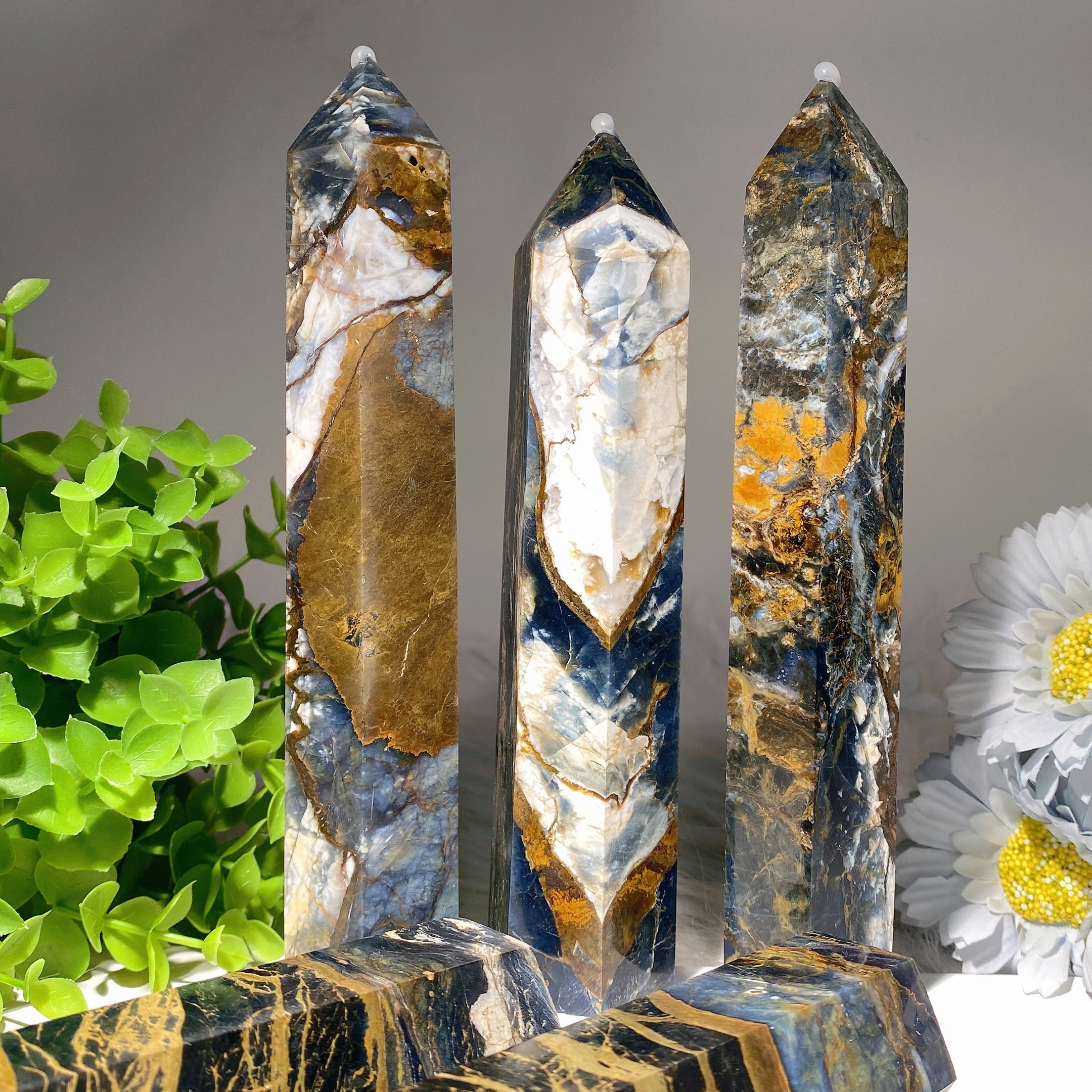 6-9 Zoll Petersite-Kristallturm für Heilung und Energie