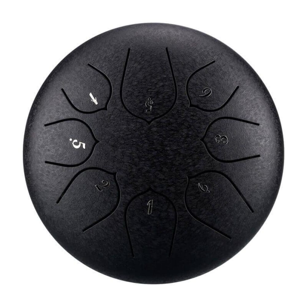 6’’ Carbon Steel Tongue Drum 8-Tone C Key - Compact Music Maker - 6 Inches/8 Notes (C Major)