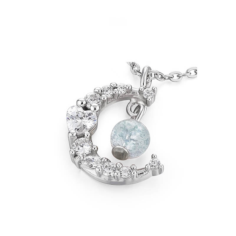 Strawberry Quartz Blue Crystal Love Healing Necklace