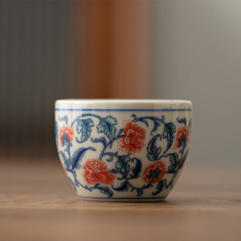 60 ml Koi-Fisch-Arowana-Keramik-Teetasse für Zen-Dekor