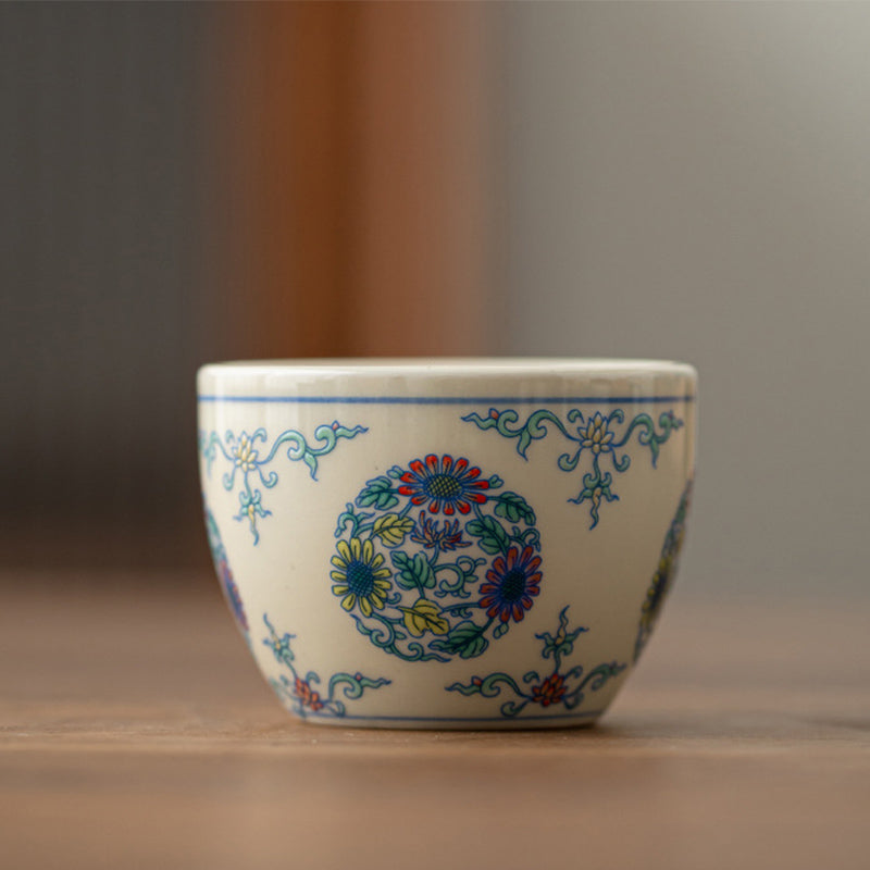 60 ml Koi-Fisch-Arowana-Keramik-Teetasse für Zen-Dekor