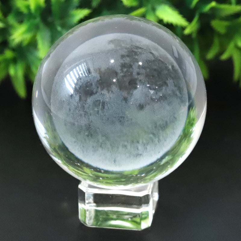 60mm Inner Carving Crystal Spheres for Healing Meditation