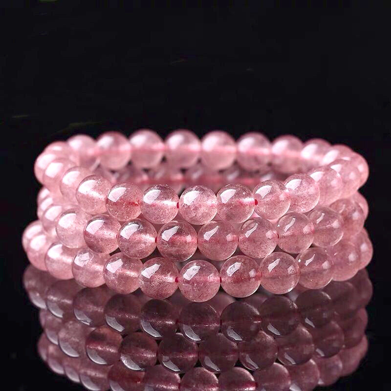 Natural Rose Quartz Love Bracelet 6mm | Healing Sounds