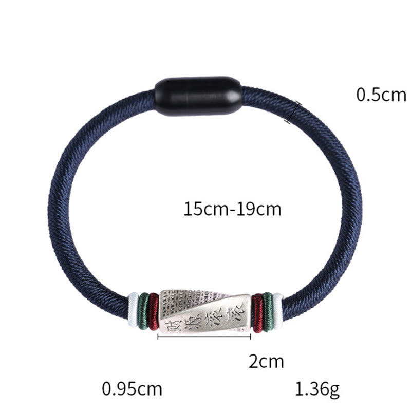 15cm Sterling Silver Spiritual Protection Bracelet