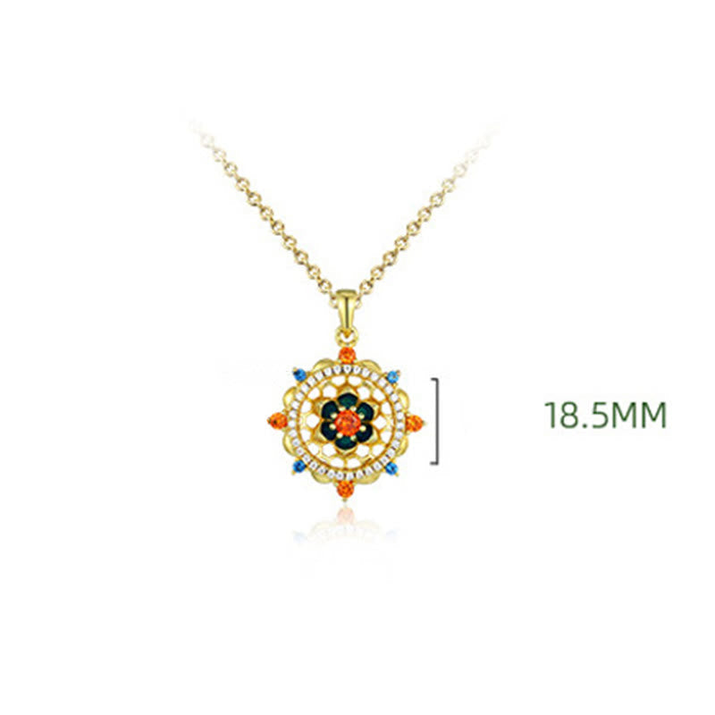 Silver Lotus Flower Necklaces for New Beginning & Enlightenment