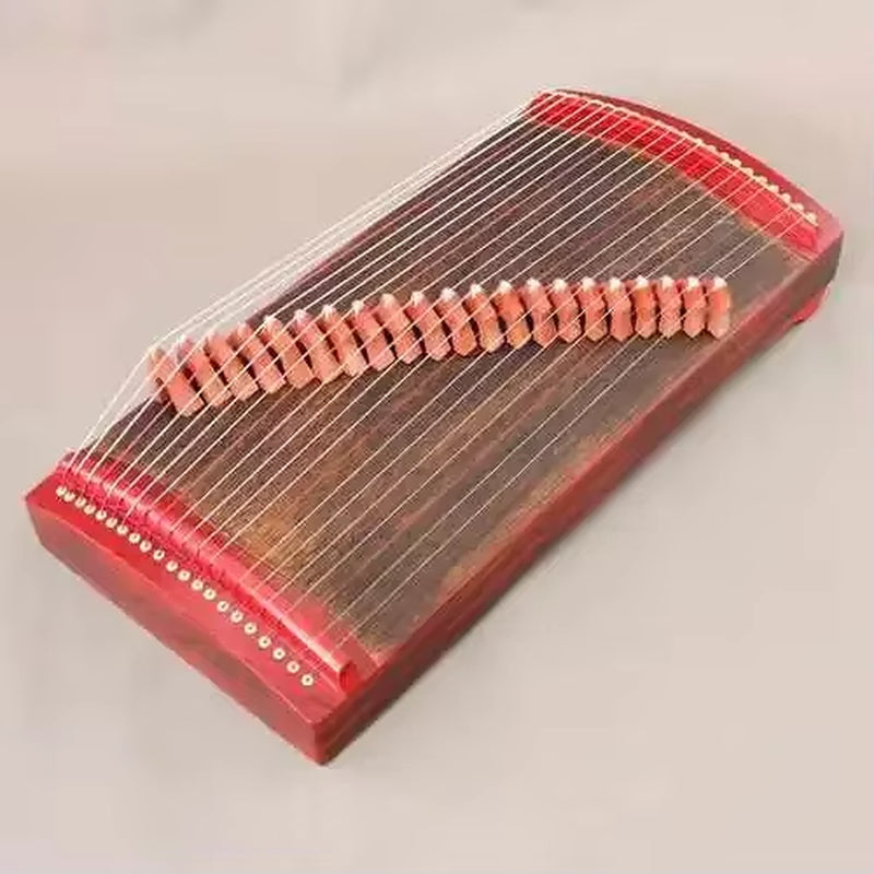 68Cm Portable Mini Guzheng 21 Strings Solid Wood Chinese Zither Beginner Finger Training Device Guzheng with Accessories Gifts