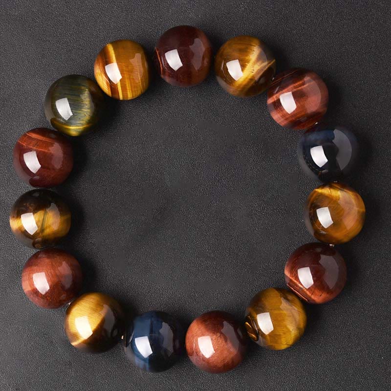 8mm Tiger Eye Bracelet for Positive Protection & Courage