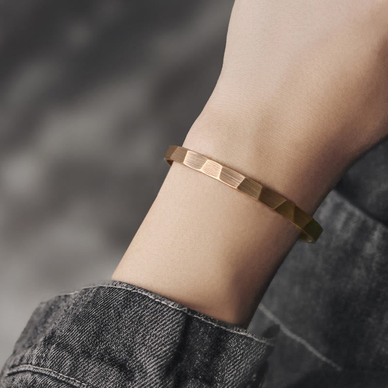 Copper Adjustable Cuff Bracelet for Wealth & Balance | Spiritual