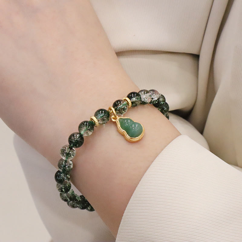 6.5mm Green Phantom Confidence Spiritual Bracelet
