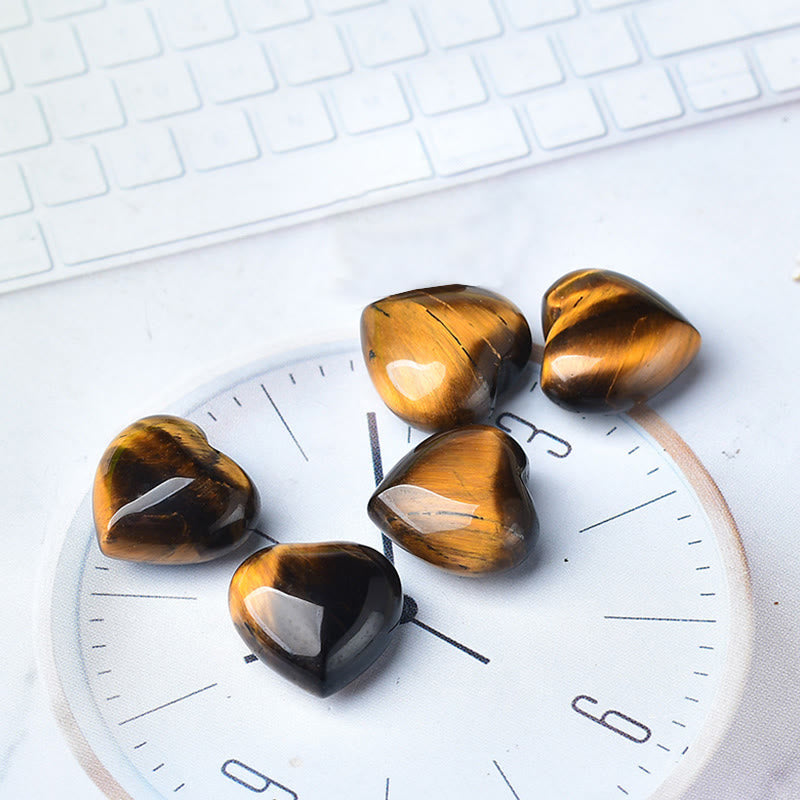 Natural Amethyst Tiger Eye Love Decoration | Spiritual Home Accent