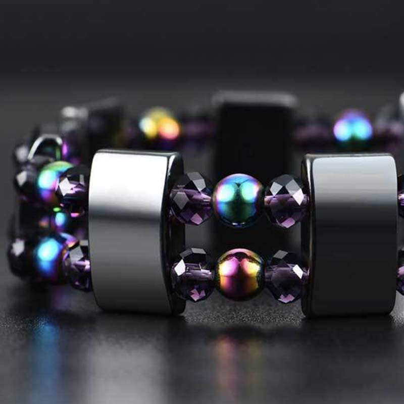 Rainbow Hematite Spiritual Bracelet 55cm Grounding Energy
