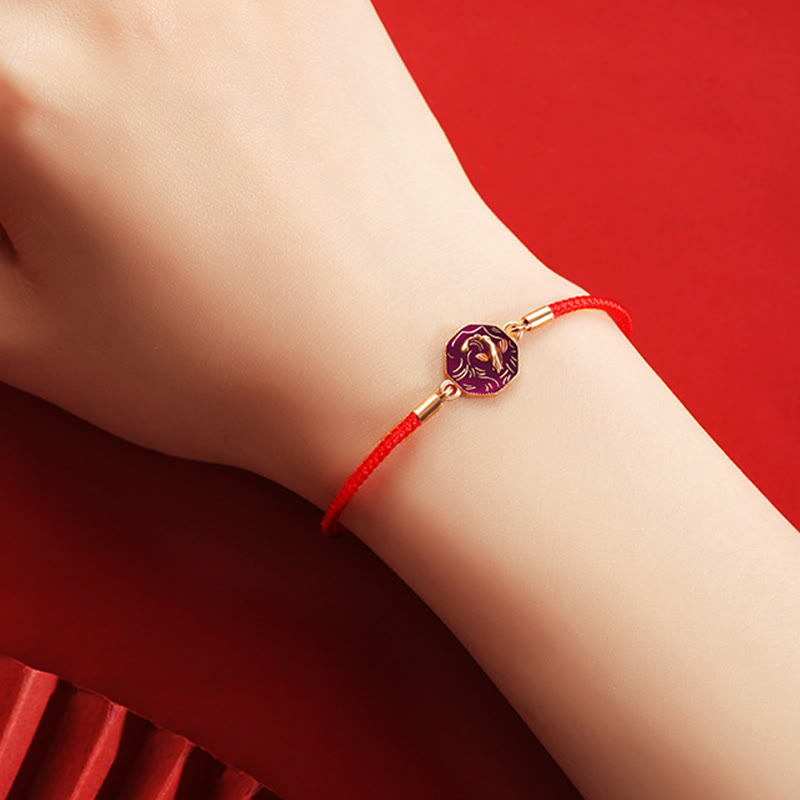 925 Sterling Silver Koi Fish Luck Bracelet Color Change