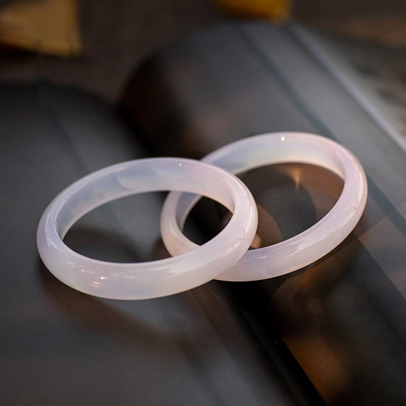 Chalcedon Harmonie Armband Positive Energie Armreif 54mm