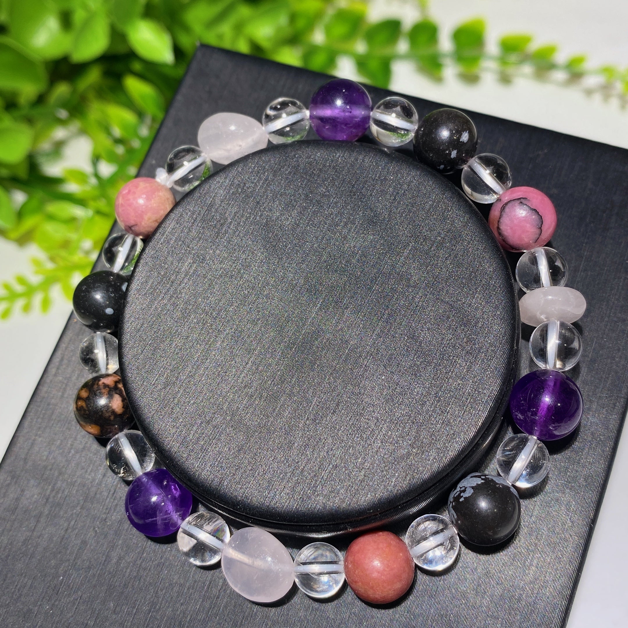 6mm-10mm Mixed Crystal Spiritual Bracelet for Healing Energy