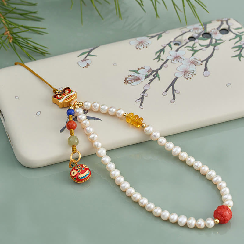 6 mm Zinnober-Heil-Telefon-Hängedekoration