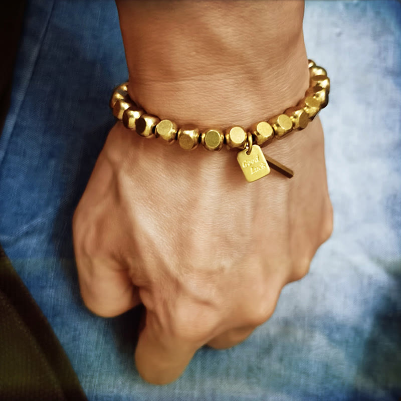 6 mm Kupferarmband für spirituellen Reichtum für Glück und Ausgeglichenheit