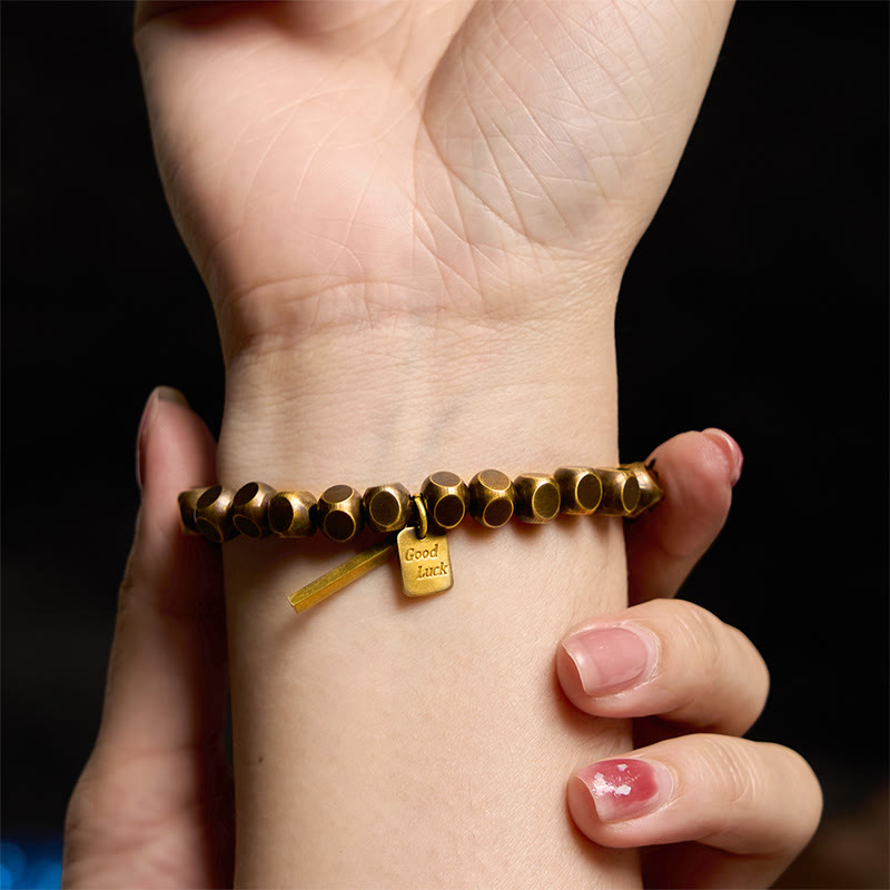 6 mm Kupferarmband für spirituellen Reichtum für Glück und Ausgeglichenheit