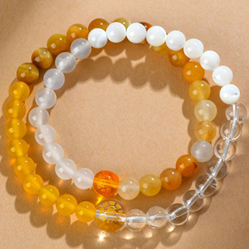 6 mm Fünf-Elemente-Armband für spirituellen Schutz und Harmonie