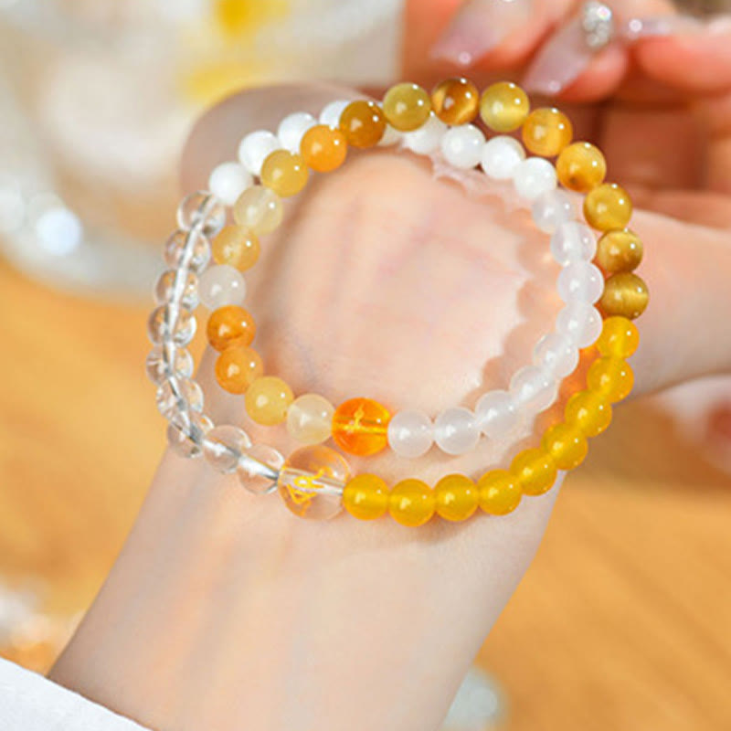 6 mm Fünf-Elemente-Armband für spirituellen Schutz und Harmonie
