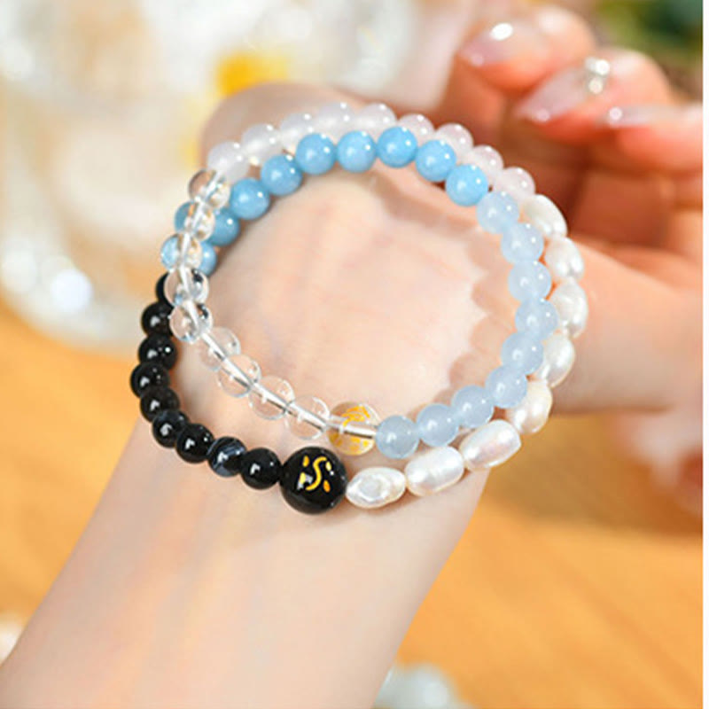 6 mm Fünf-Elemente-Armband für spirituellen Schutz und Harmonie