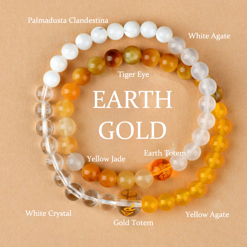 6 mm Fünf-Elemente-Armband für spirituellen Schutz und Harmonie