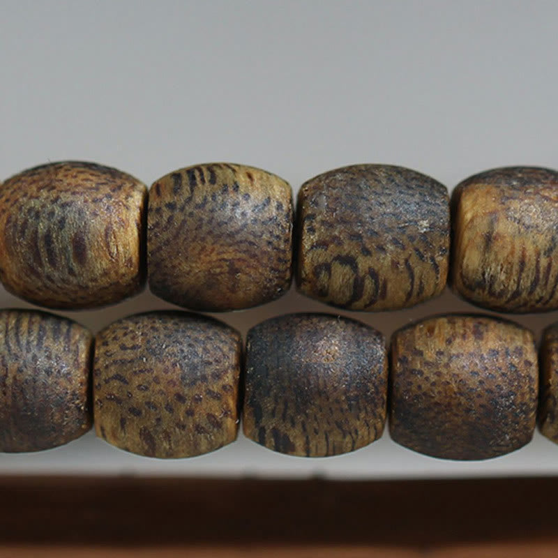 6mm Hainan Green Qinan Agarwood 108 Mala Perlen Armband