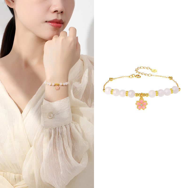 6 mm Schutzarmband aus Hetian-Weiß-Jade in Sterlingsilber