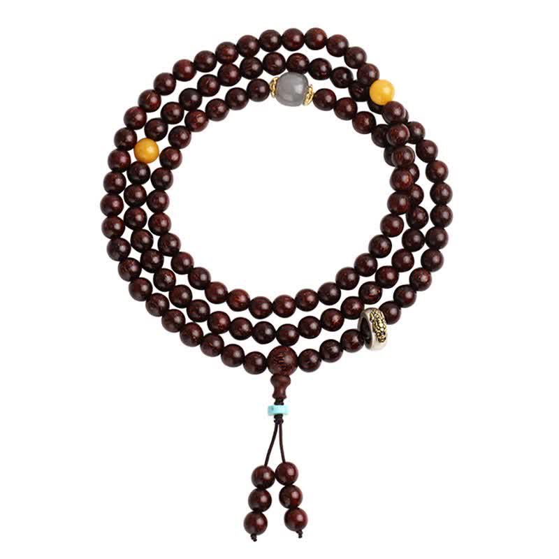 6 mm Jadearmband mit Sandelholz und goldenem Sternanhänger zum Schutz