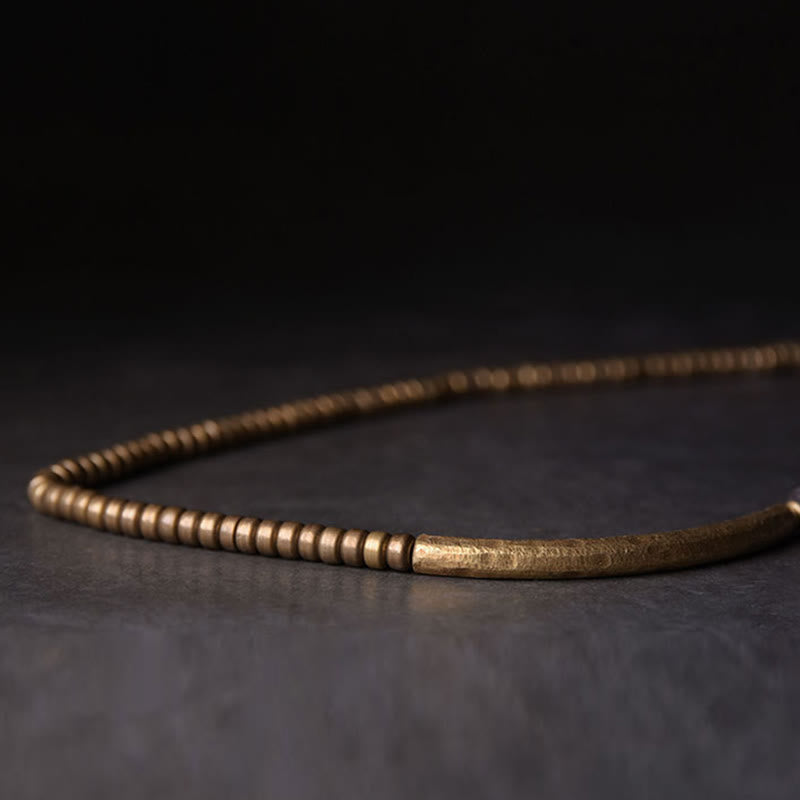 6 mm Lavastein-Kupfer-Mehrfach-Wickelarmband