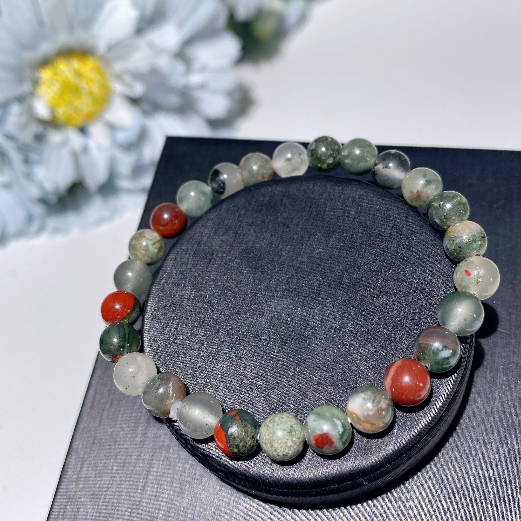 6mm Mixed Crystal Healing Bracelet for Energy Balance