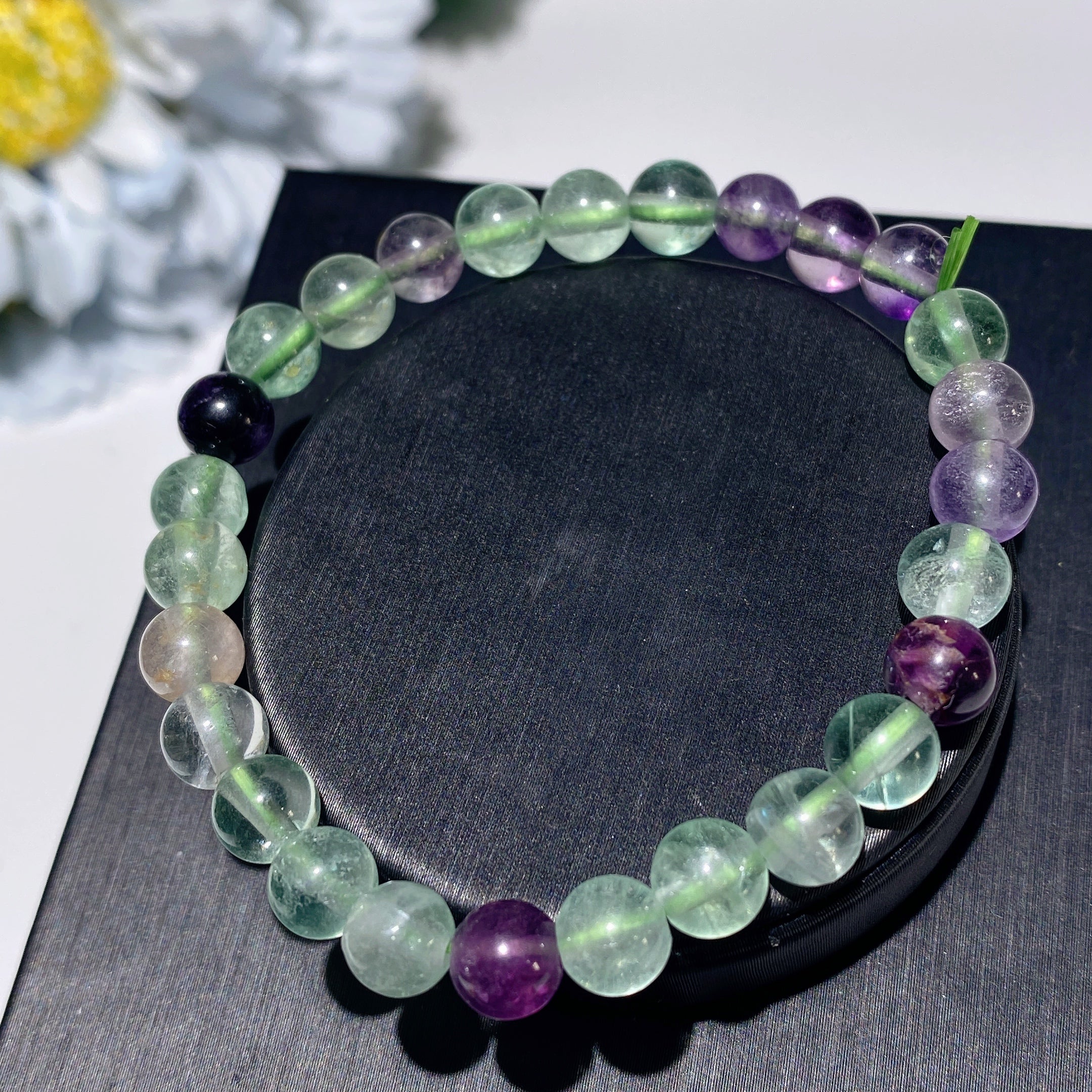 6mm Mixed Crystal Healing Bracelet for Energy Balance