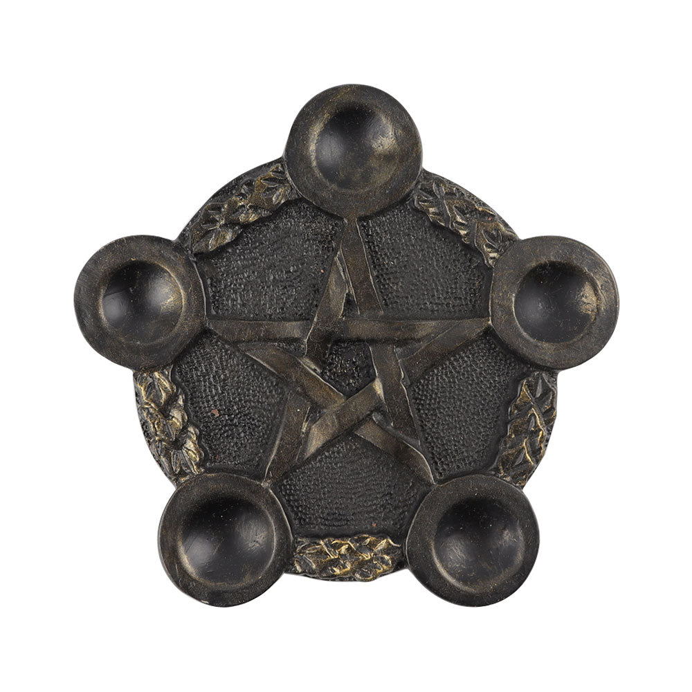7.2 Inch Resin Pentagram Crystal Sphere Stand