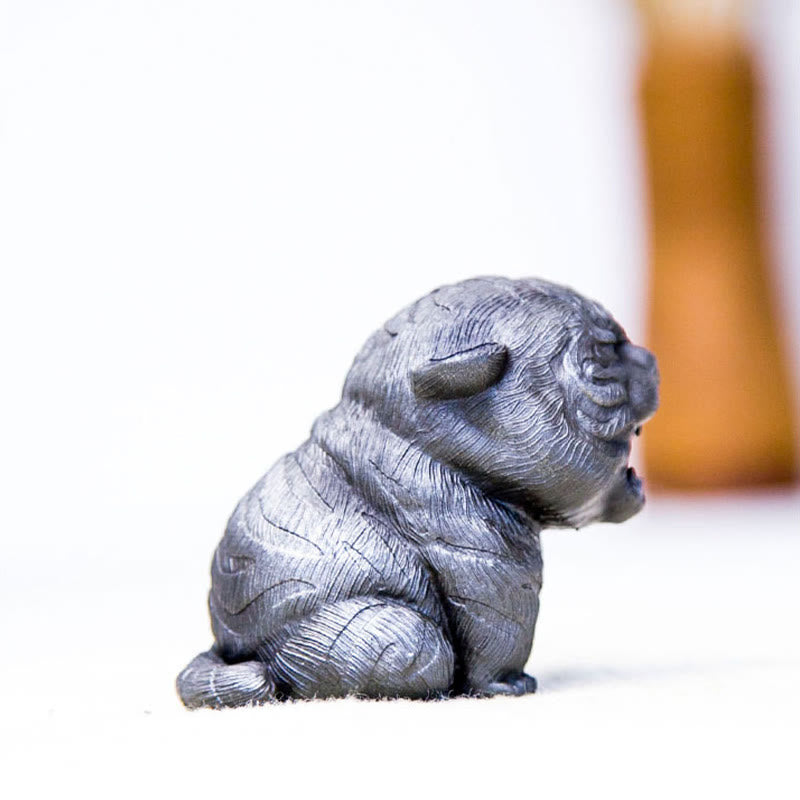 7,5 cm Mini-Statue „Roaring Tiger“ aus Eisenpulverharz