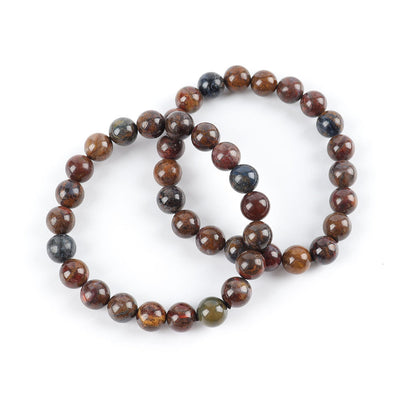 7,8 mm Petersit-Achat-Heilarmband für Energieausgleich