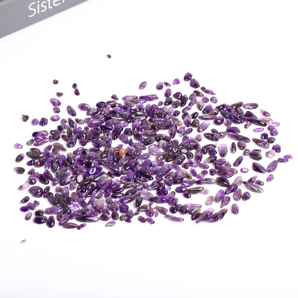 7–9 mm natürliche brasilianische Amethyst-Heilkristallsplitter