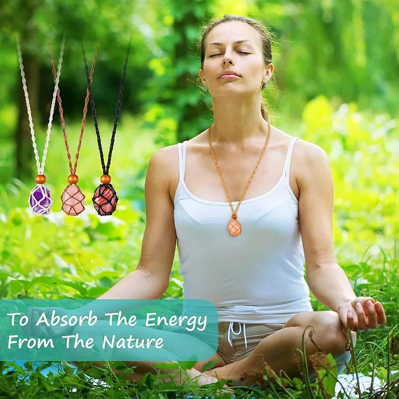 7 Chakra Heilkristall Anhänger Set 