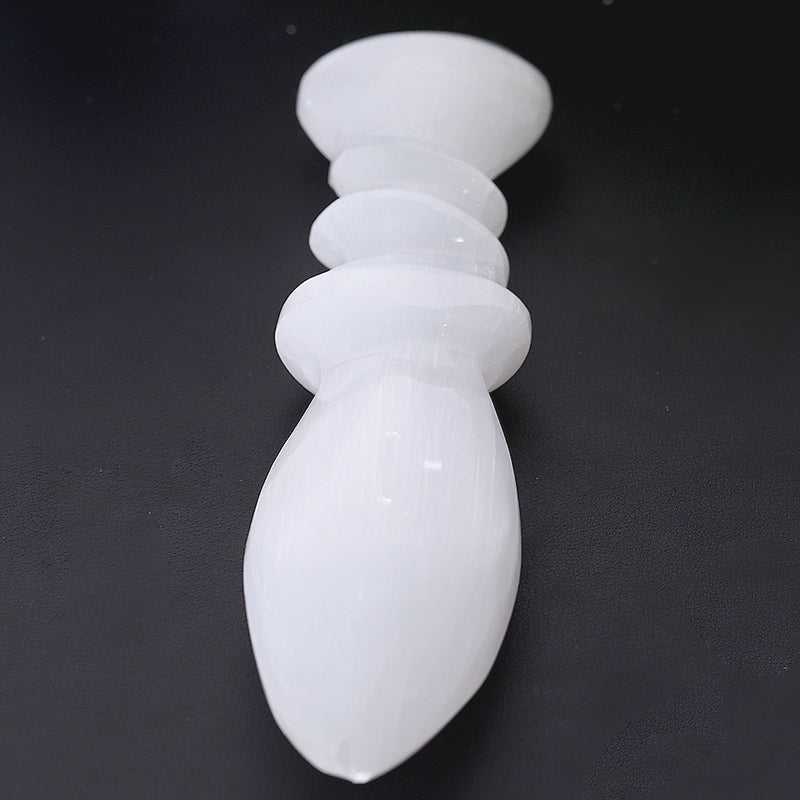 7 Inch Selenite Crystal Dagger for Meditation & Healing