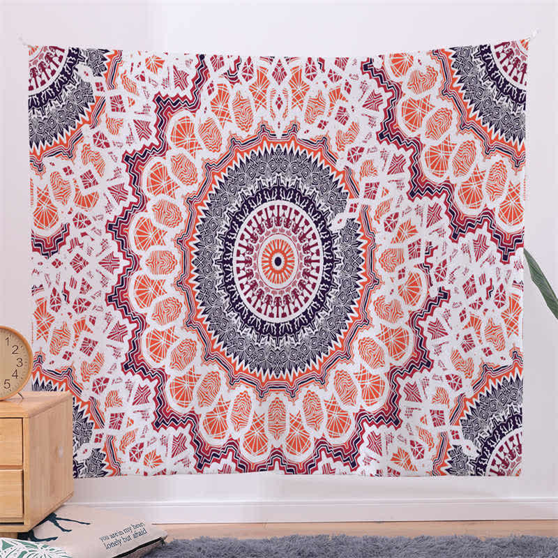 Mandala Tapestry Rose Gold 150x230cm for Creativity & Focus