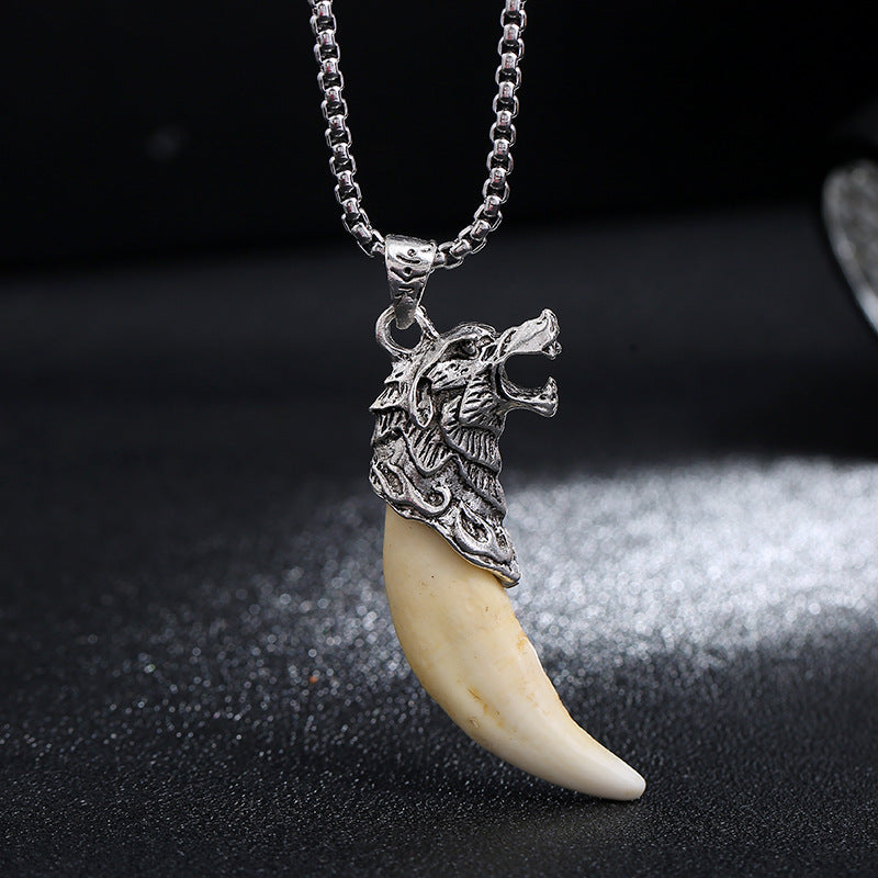 Titanium Steel Balance Necklace Pendant for Spiritual Protection