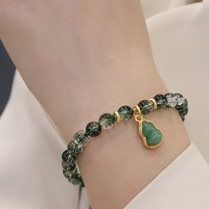 6.5mm Green Phantom Confidence Spiritual Bracelet