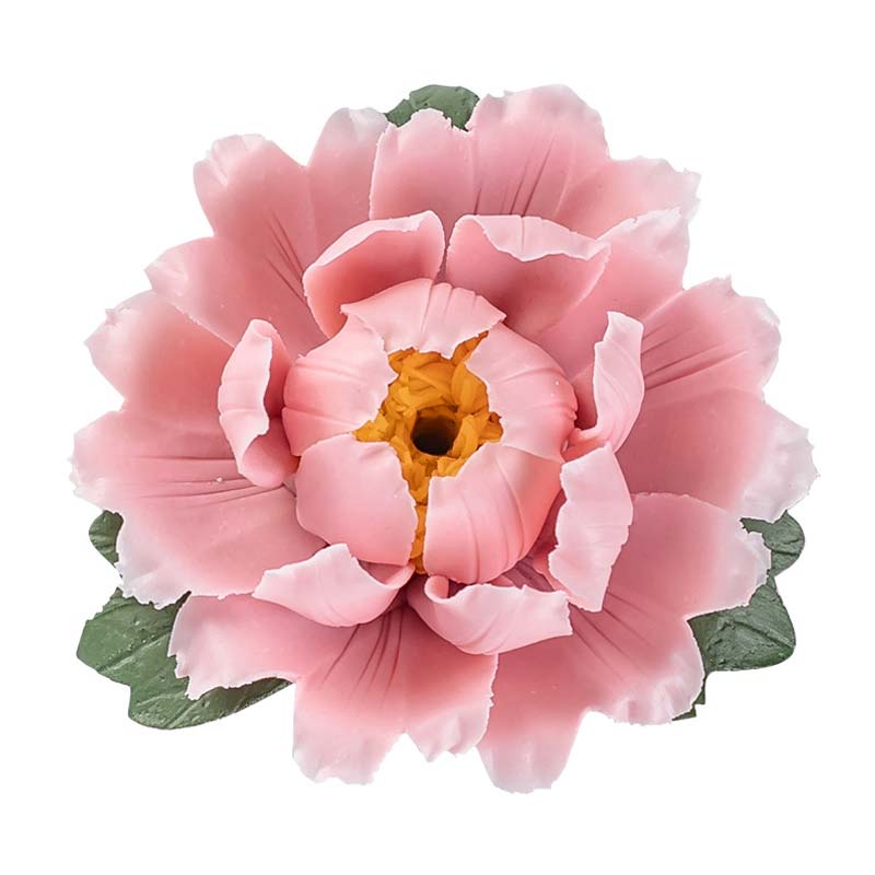 Tibetischer Lotus-Segen-Räucherstäbchenhalter aus Keramik