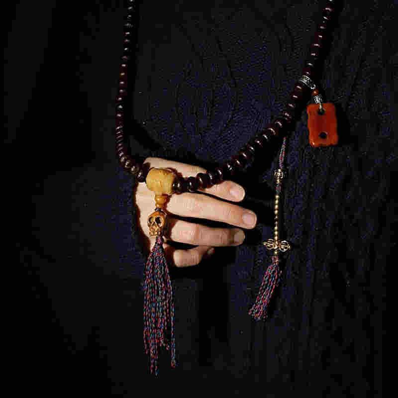 108 Perlen Bodhi Seed Mala Armband für Meditation &amp; Harmonie