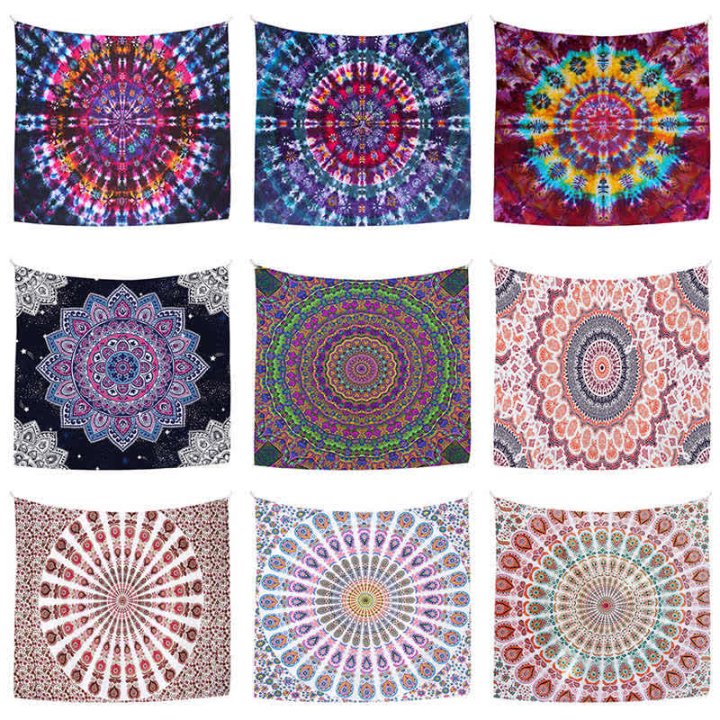 Mandala Tapestry Rose Gold 150x230cm for Creativity & Focus