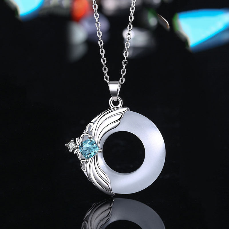 Kupferne Liebesflügel-Halskette für Glück und Heilung | Spirituell