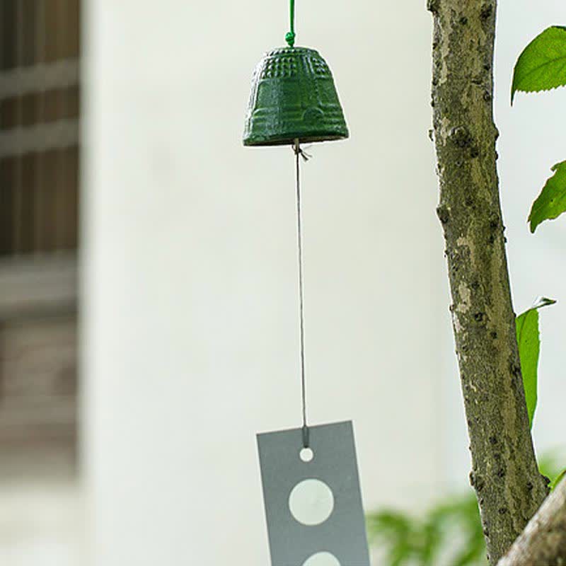 75 cm handgefertigte glückverheißende Glocke aus Eisen zum Aufhängen an der Wand