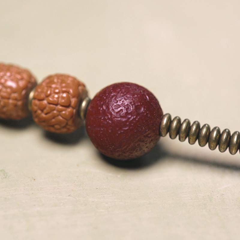 108 Bodhi Seed Mala Bracelet for Luck & Protection Unisex
