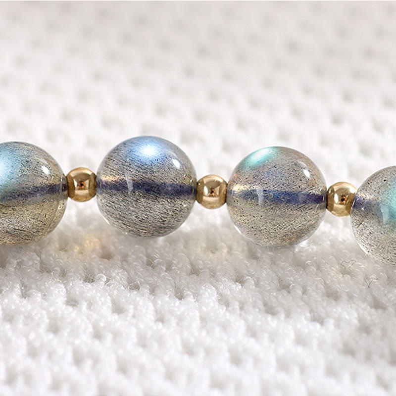 Moonstone Love Bracelet 14k Gold Plated Healing Jewelry