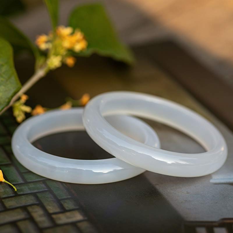 Chalcedon Harmonie Armband Positive Energie Armreif 54mm